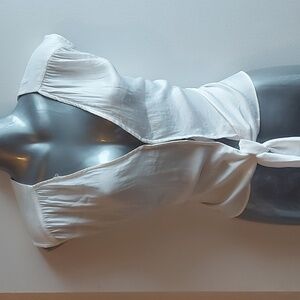 Free People Hi-Low Tie Top